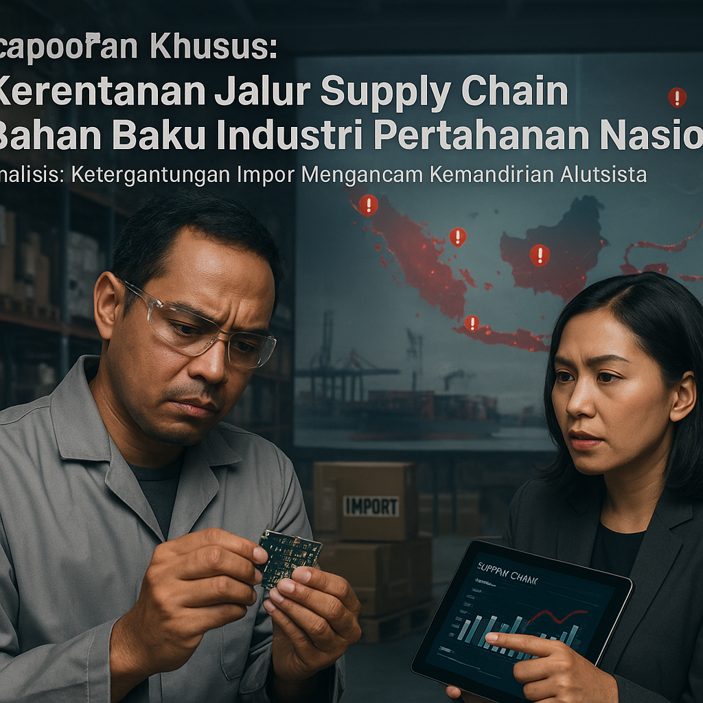Laporan Khusus: Kerentanan Jalur Supply Chain Bahan Baku Industri Pertahanan Nasional